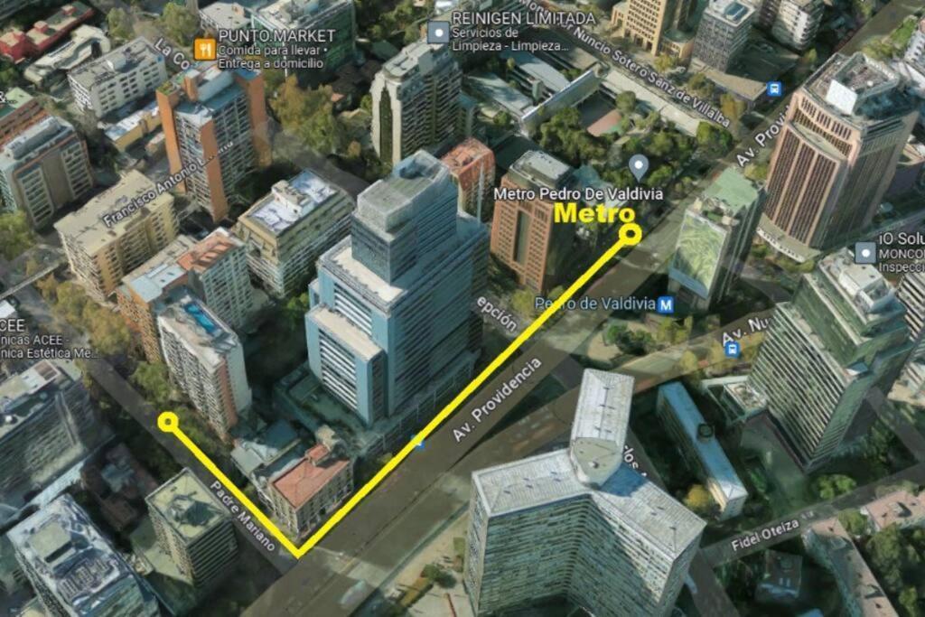 Ferienwohnung Providencia A Pasos Del Metro Pedro De Valdivia Santiago de Chile Exterior foto